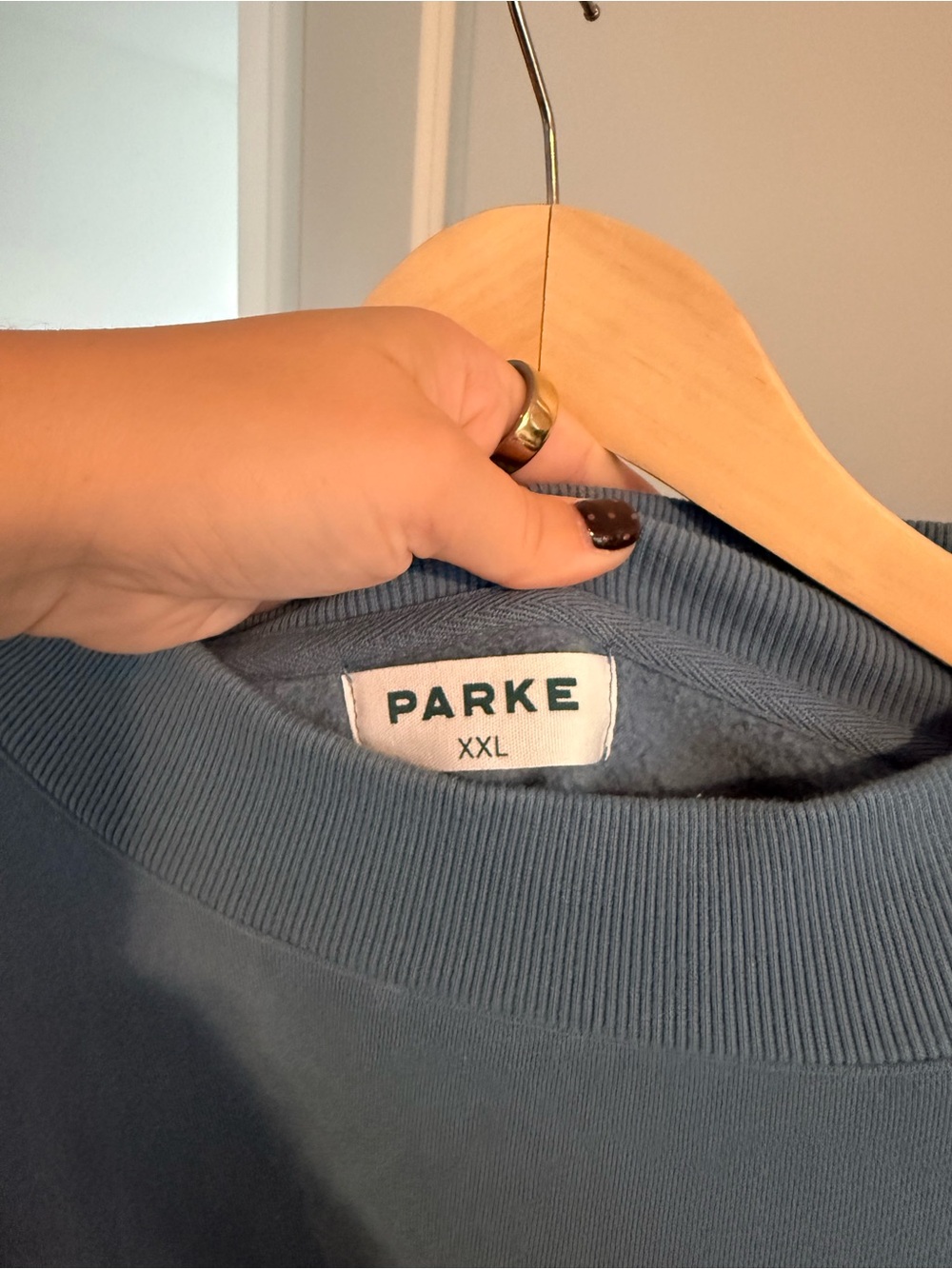 Parke Mockneck - Washed Indigo - Picture 2 of 3